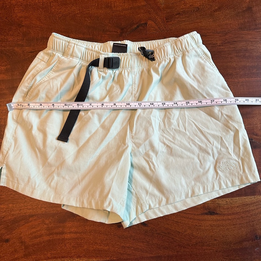 The North Face Women's Light Green Athletic Shorts